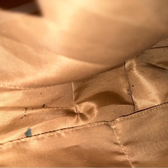 Mia Battina Women's Genuine Leather Cream Bag - Picture 10 of 11